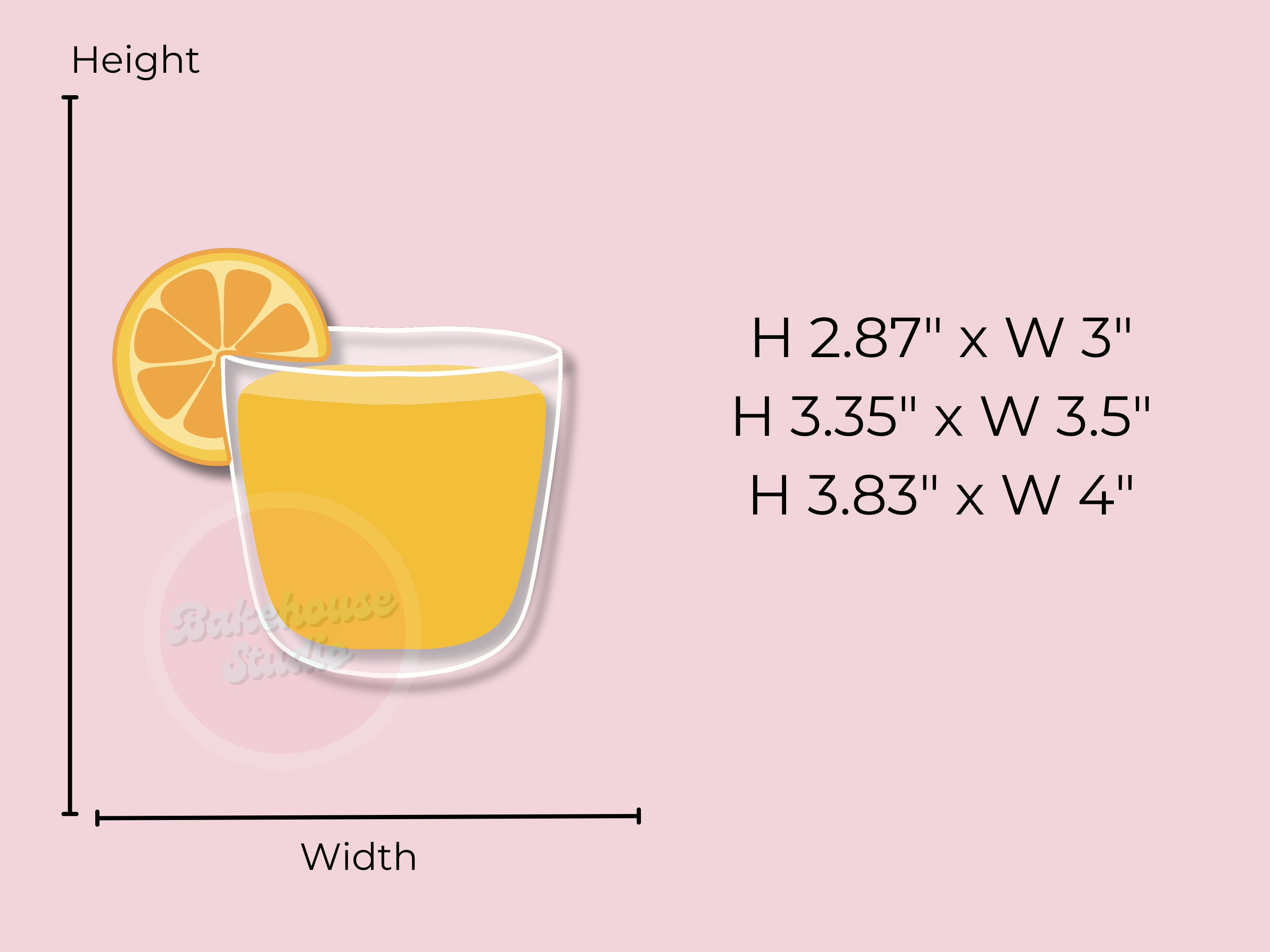 1244 Orange Juice Cookie Cutter