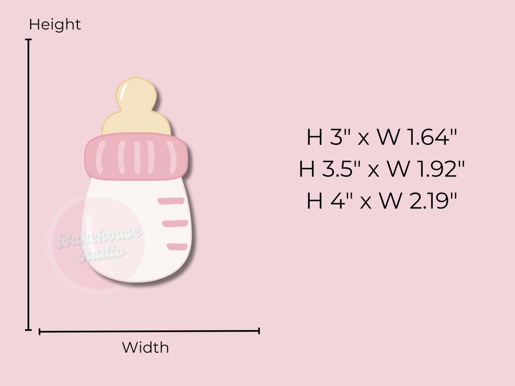 1242 Baby Bottle Cookie Cutter