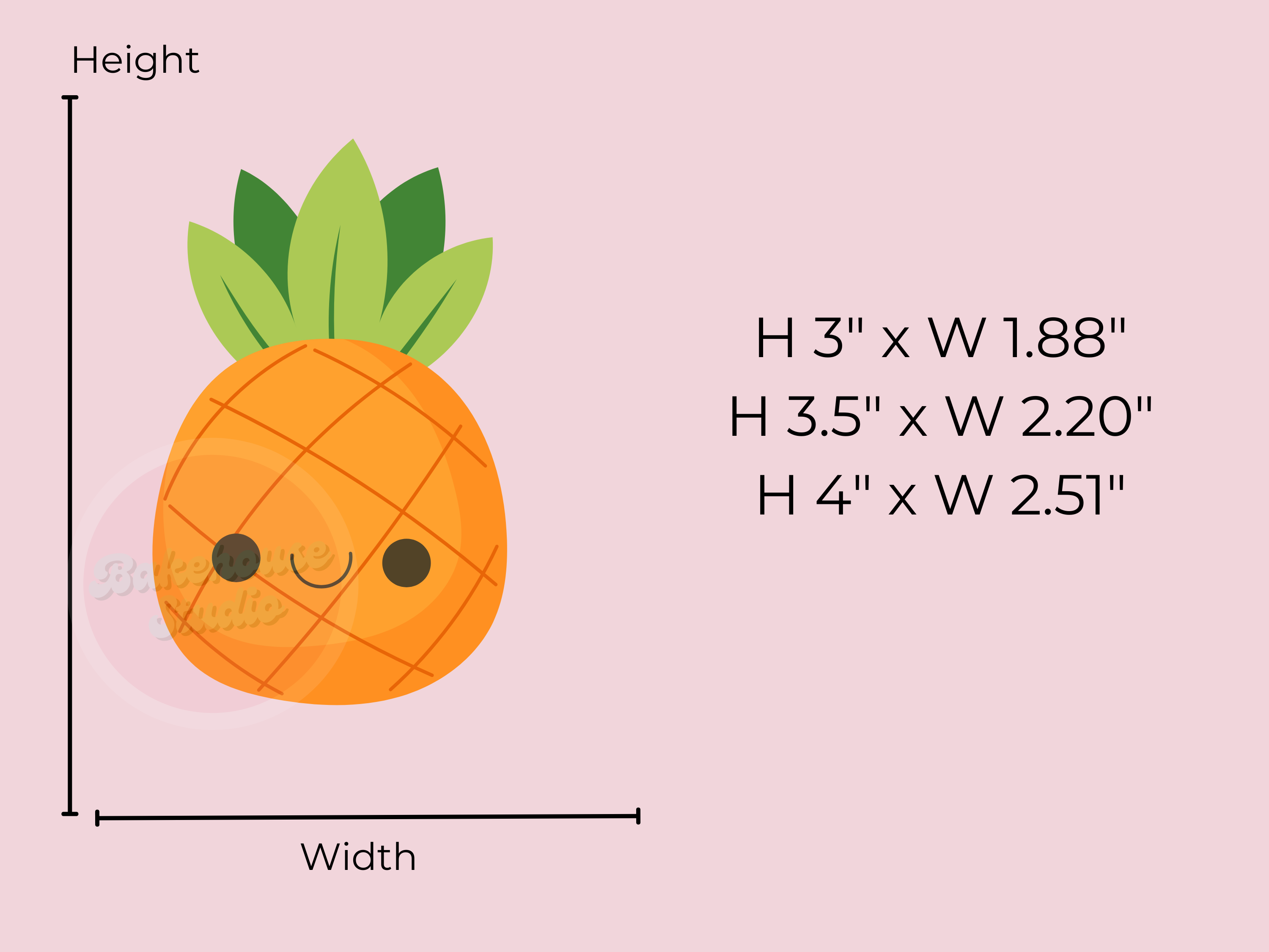 1151 Pineapple Cookie Cutter