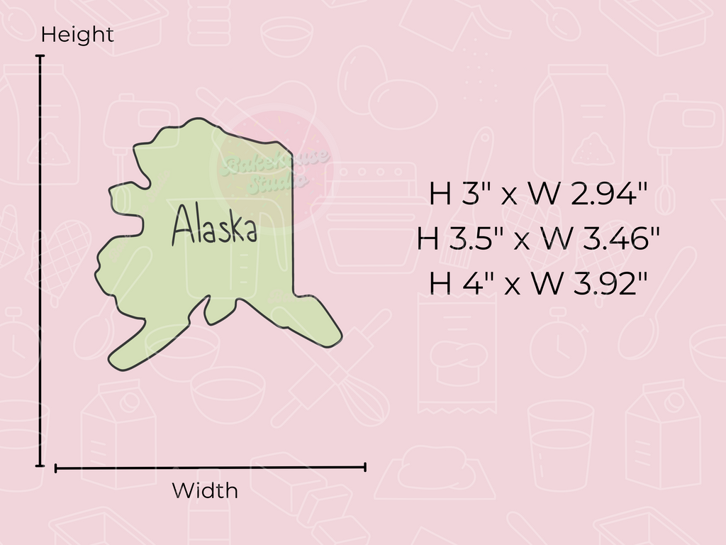 1073-3 Alaska Cookie Cutter