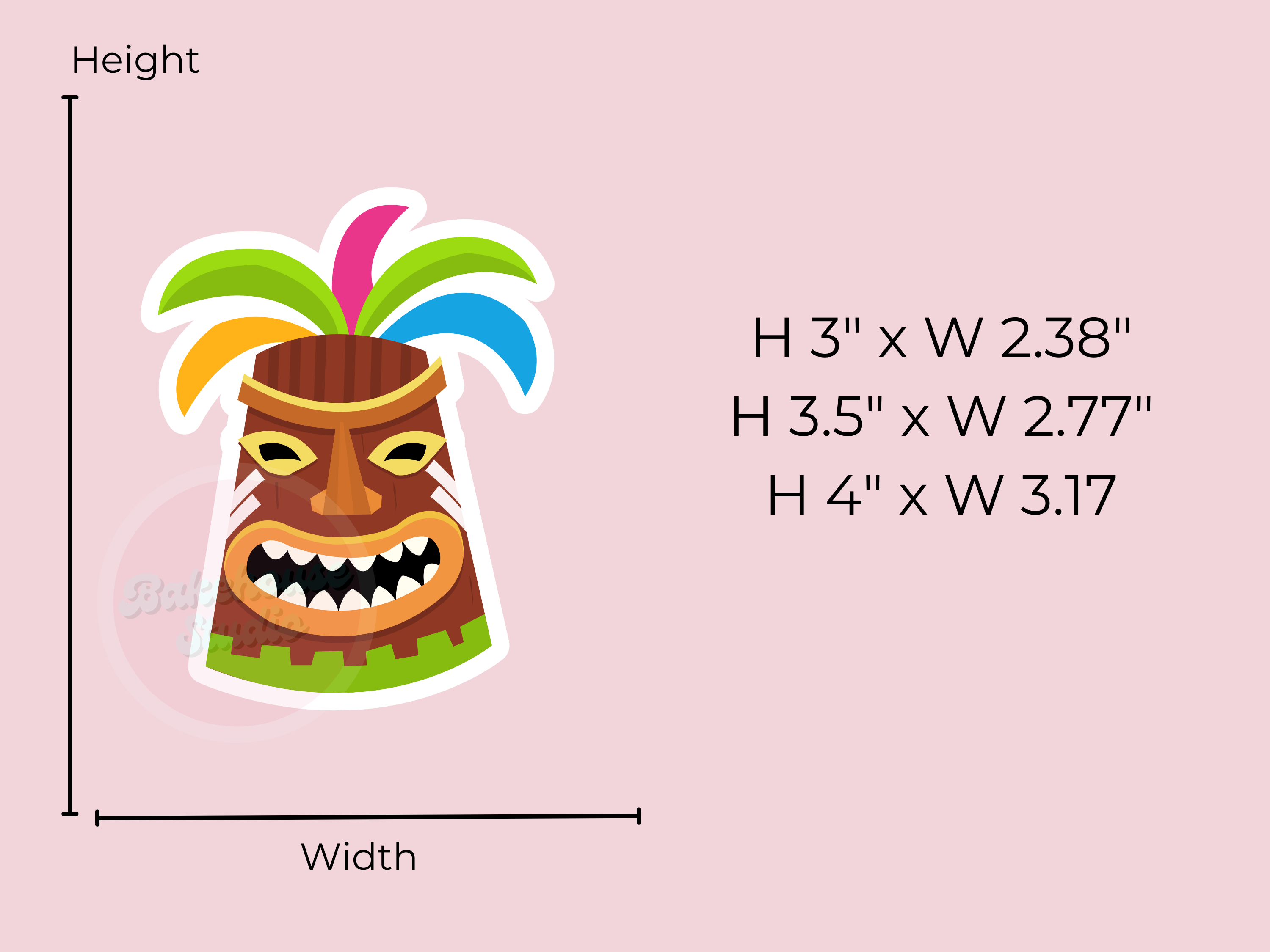 1152 Tiki Mask Cookie Cutter