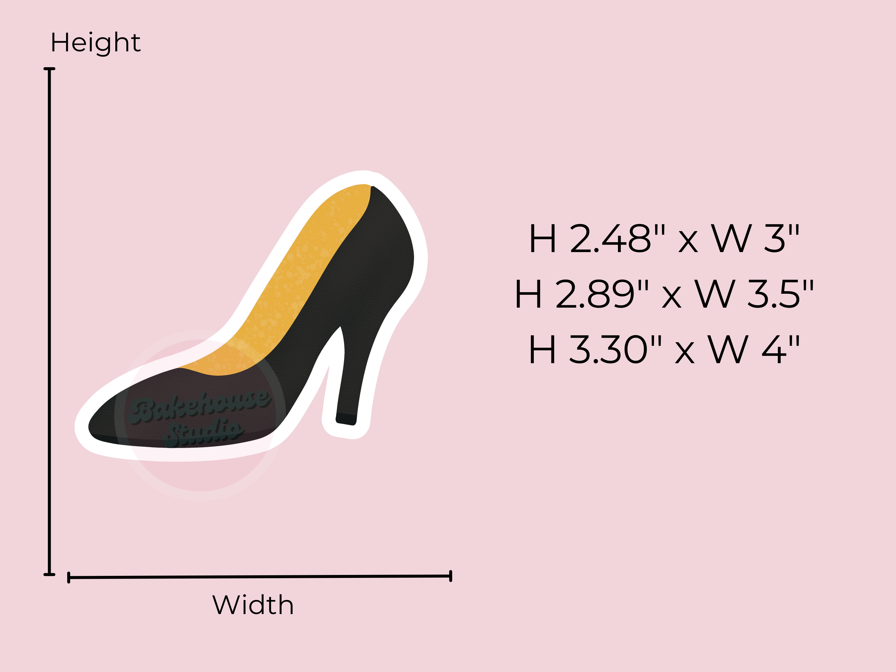 1213 stiletto High heel shoe Cookie Cutter