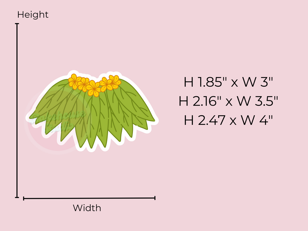 1148 Hula Skirt Cookie Cutter