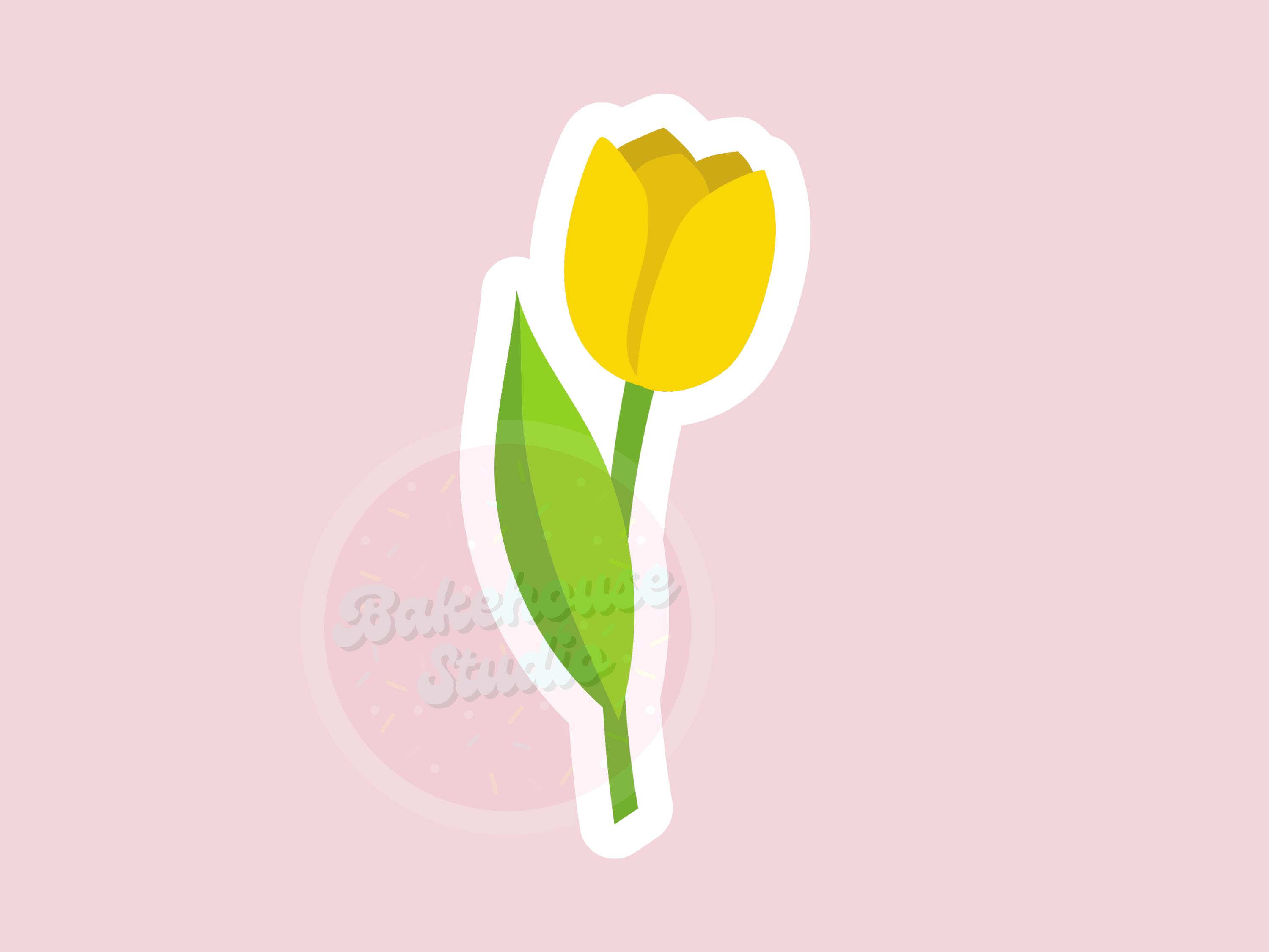 1121 Single Tulip Cookie Cutter