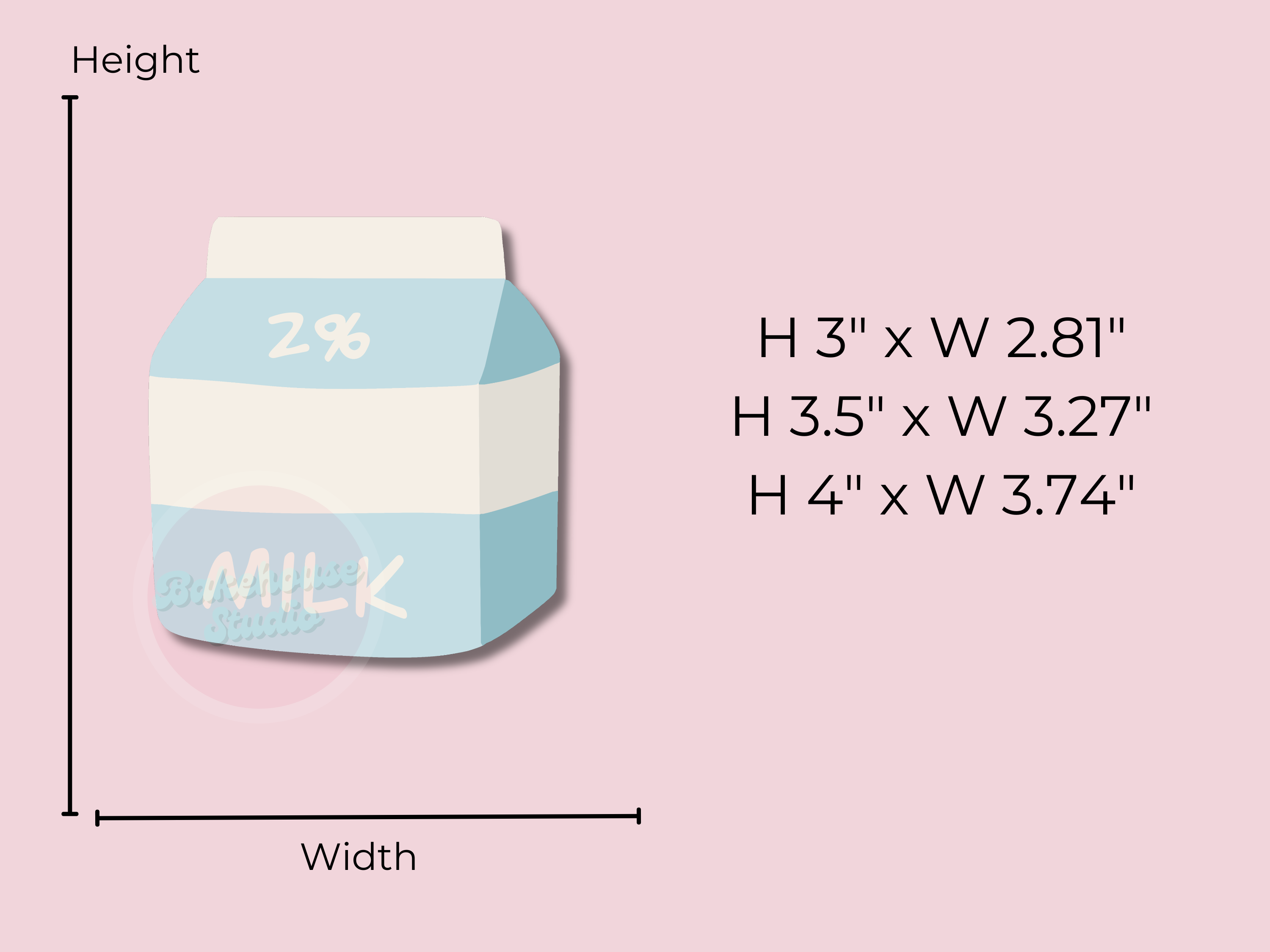 1245 Milk Carton Cookie Cutter