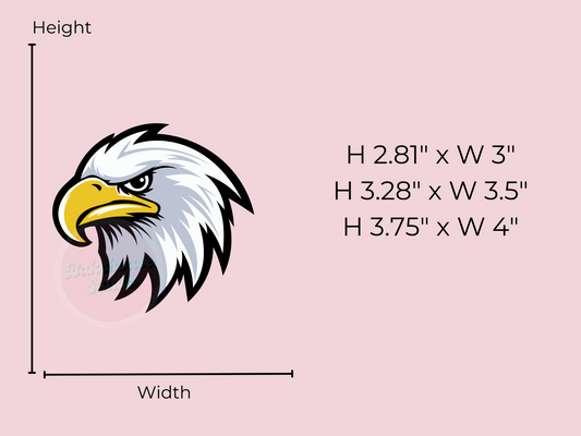 1161 Fierce Eagle Head Cookie Cutter