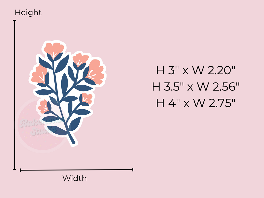 1115 Floral Bunch Cookie Cutter