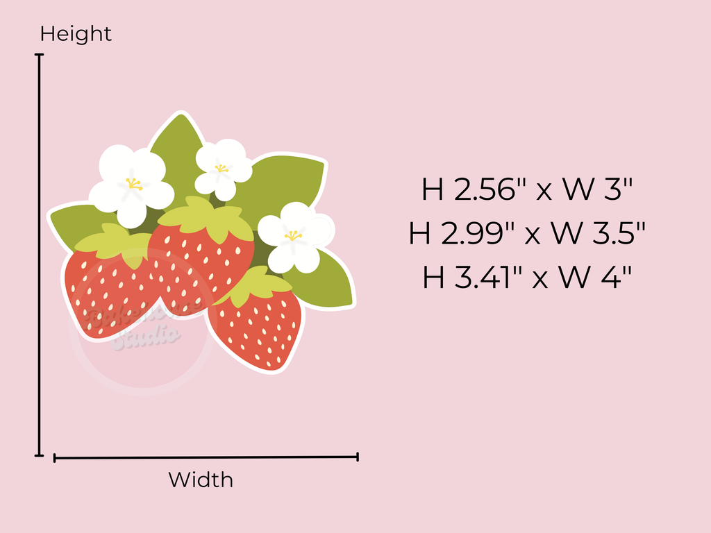 1250 Strawberry Bush Cookie Cutter