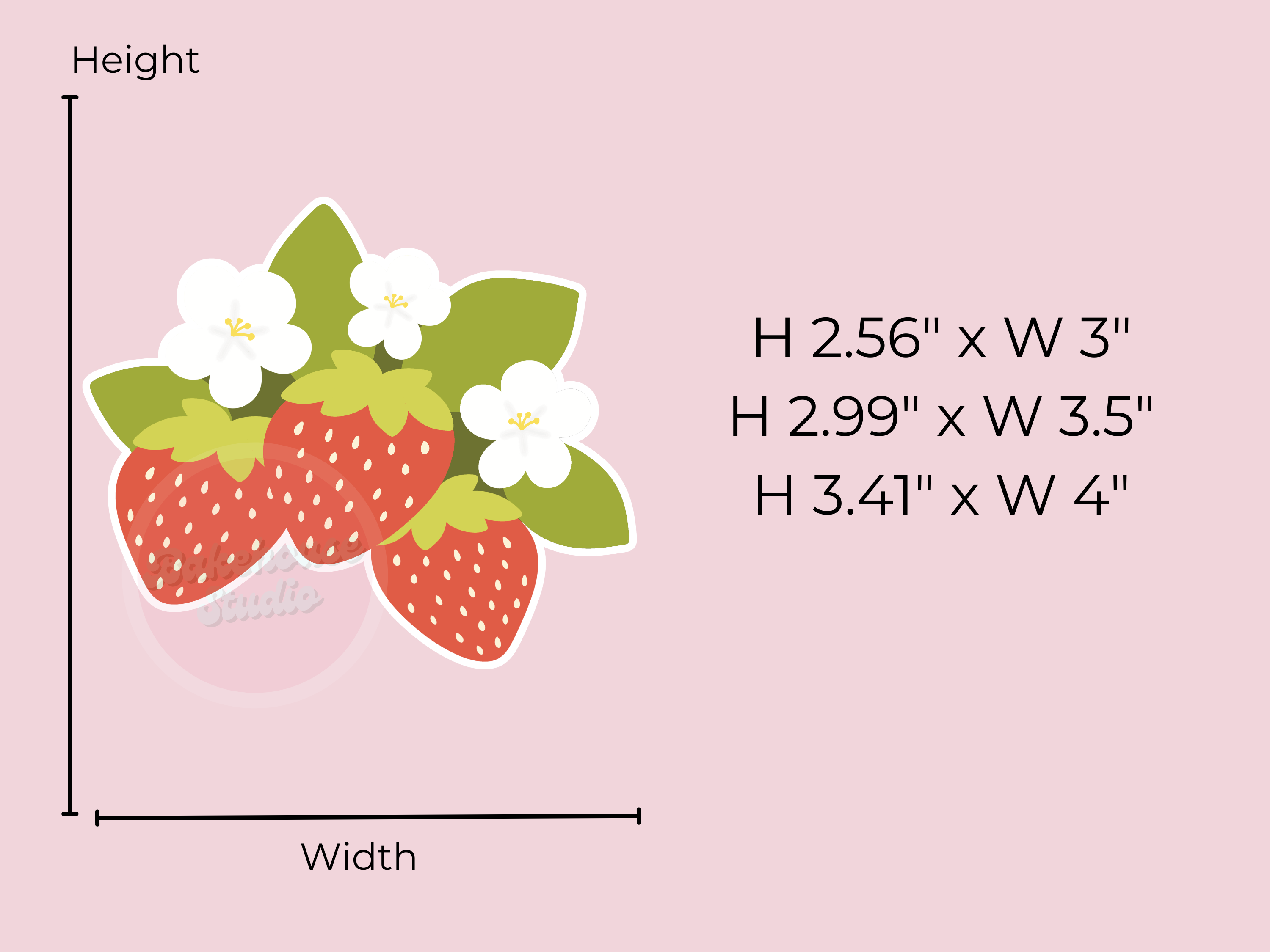 1250 Strawberry Bush Cookie Cutter
