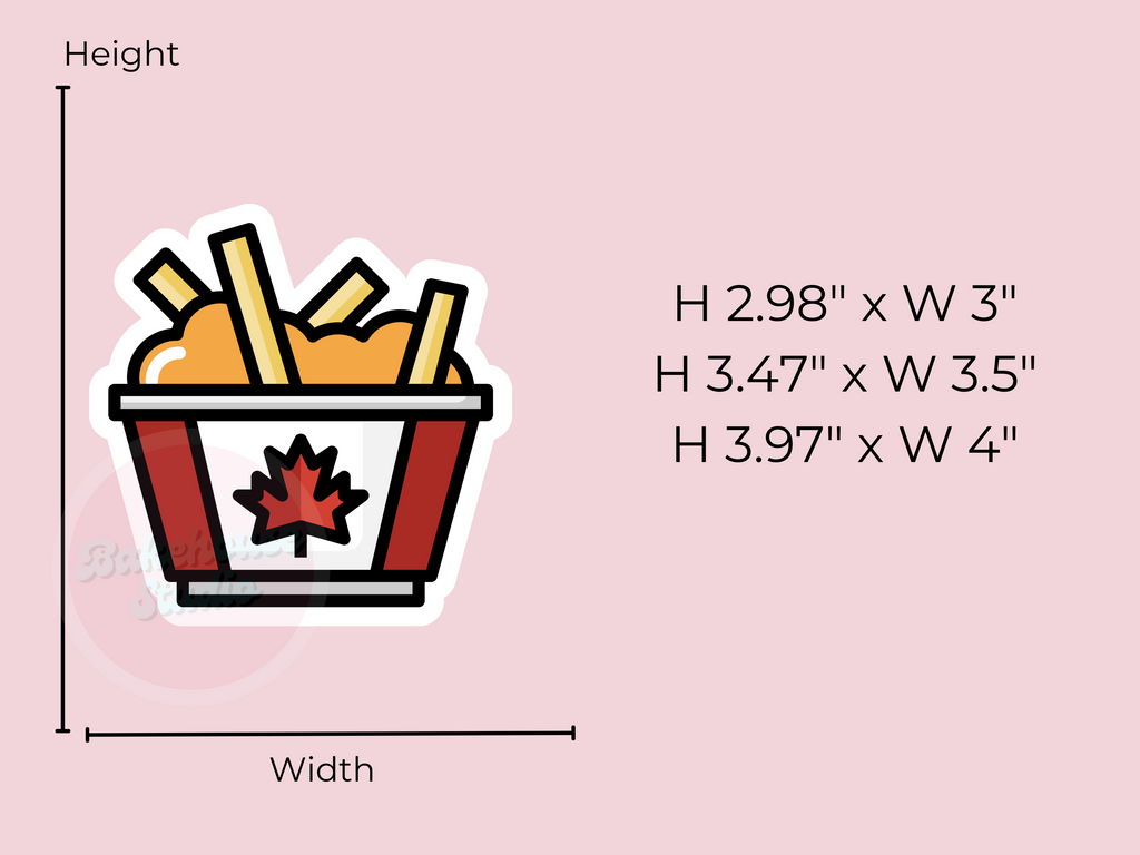 1145 Poutine Cookie Cutter