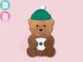 1194 Coffee Bear Cookie Cutter