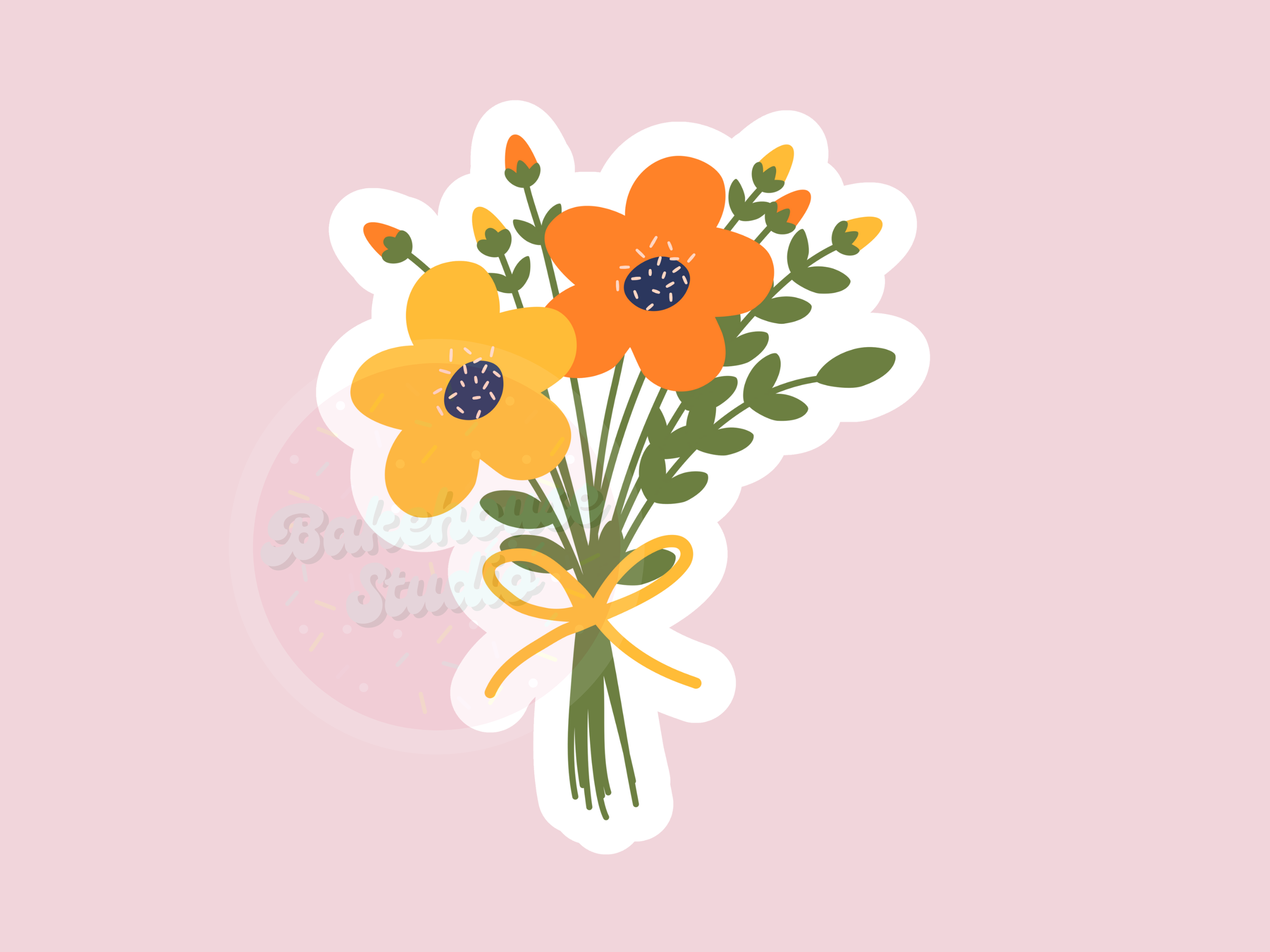 1123 Bouquet Cookie Cutter