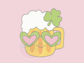 1096 Groovy Beer Cookie Cutter