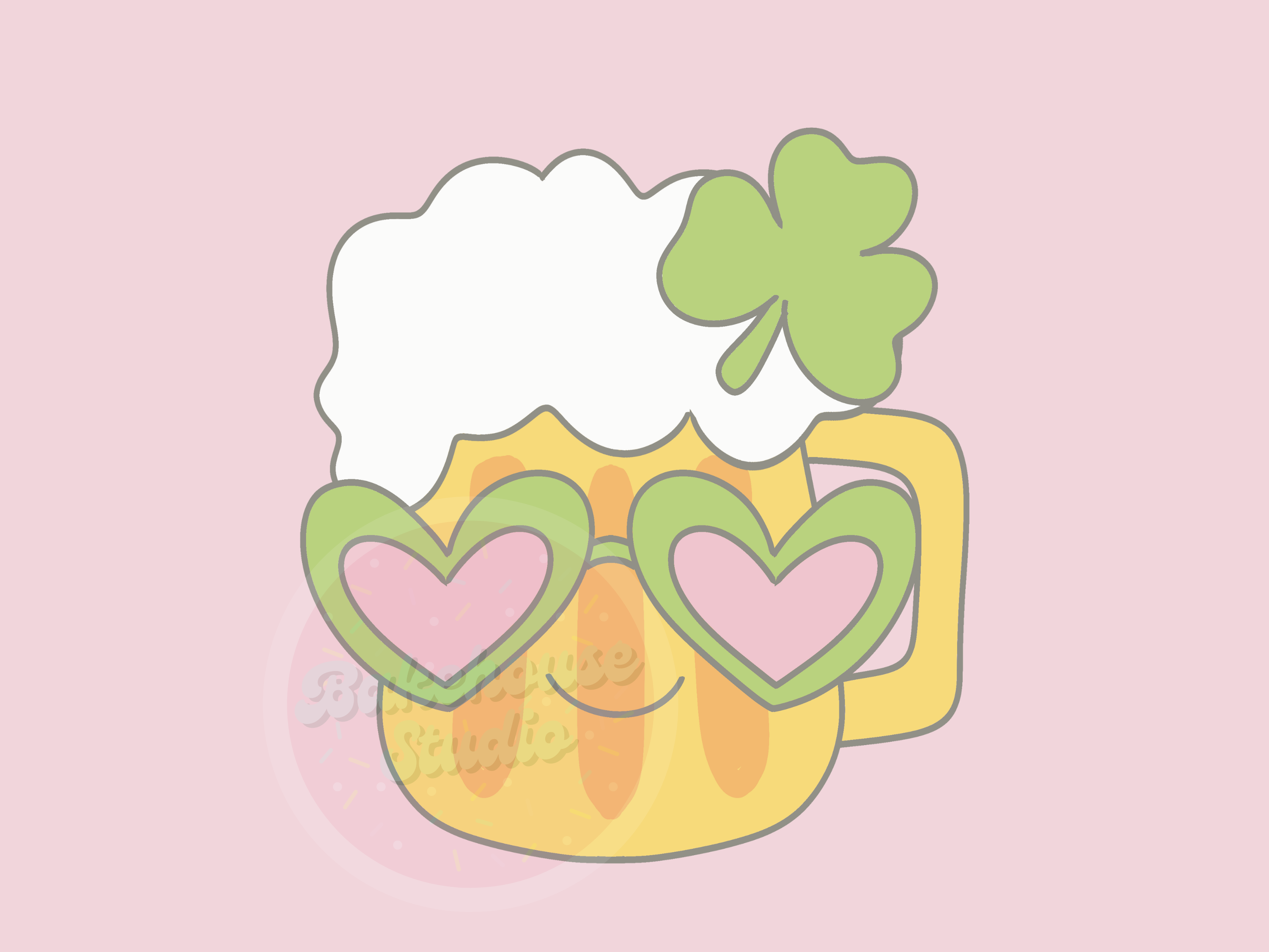1096 Groovy Beer Cookie Cutter