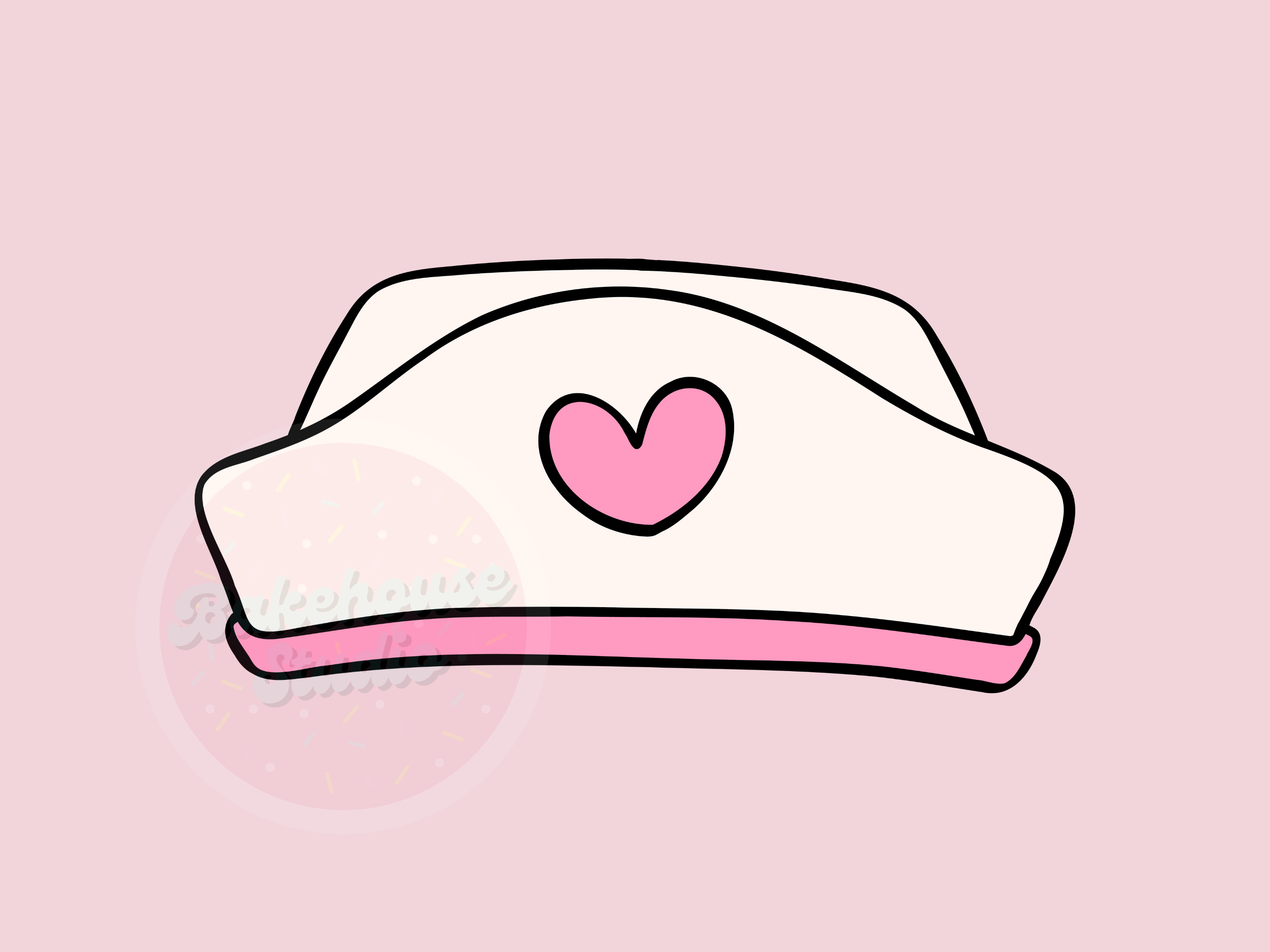 1131 Nurse Hat Cookie Cutter
