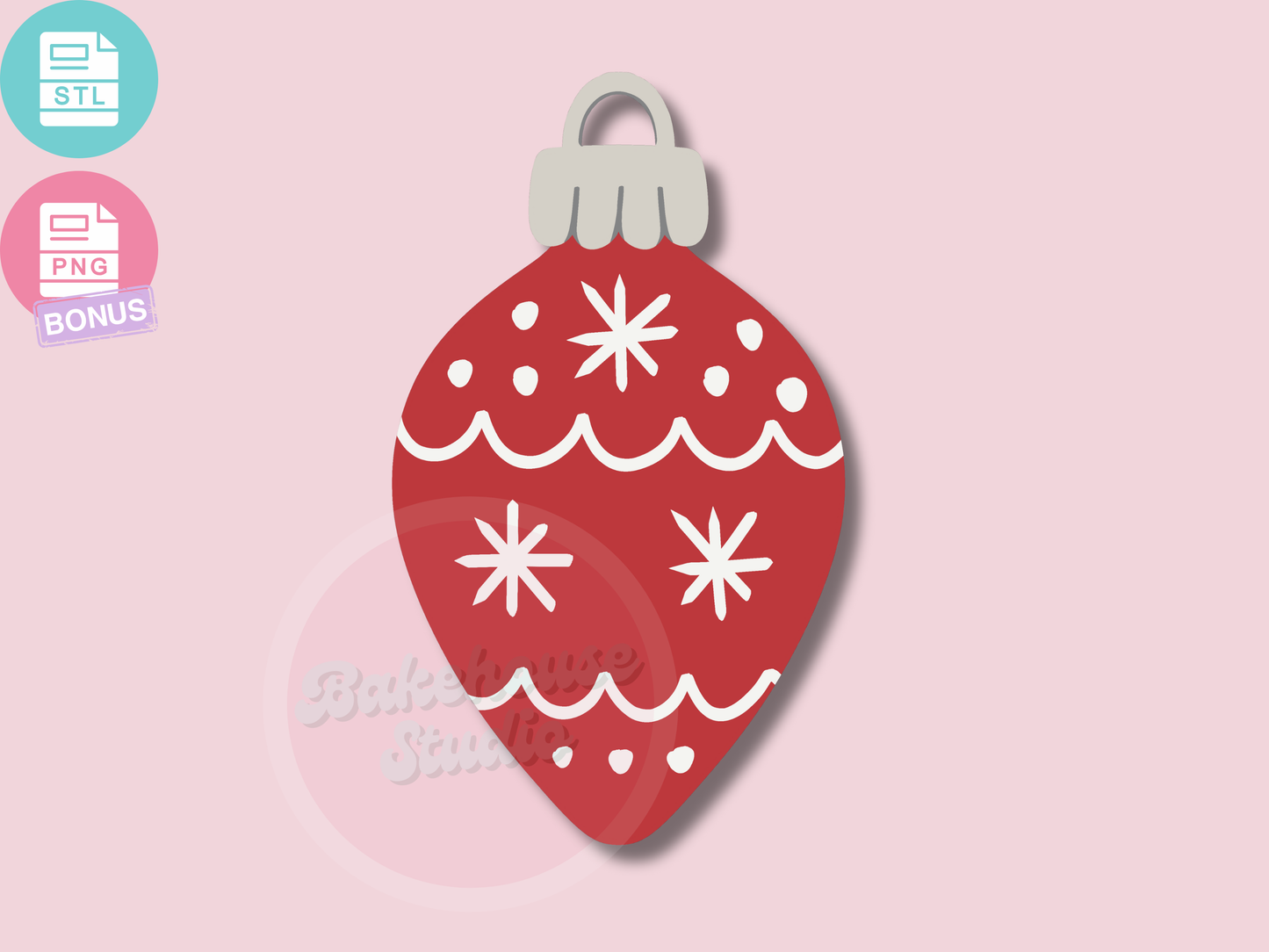 1202 Tear drop ornament Cookie Cutter