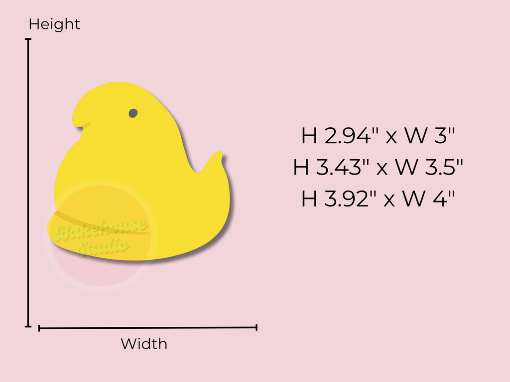 1220 marshmallow chick Cookie Cutter