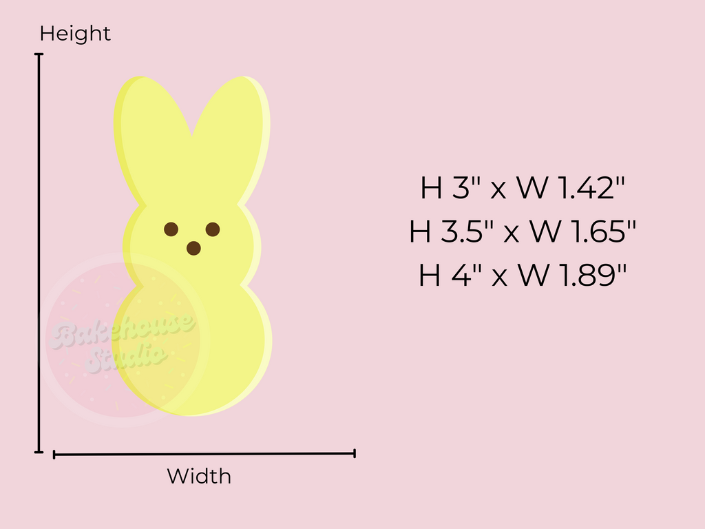 1086 Rabbit Marshmellow Cookie Cutter