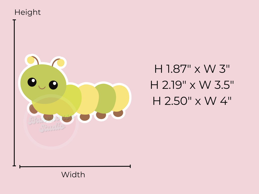 1249 Cute Caterpillar Cookie Cutter