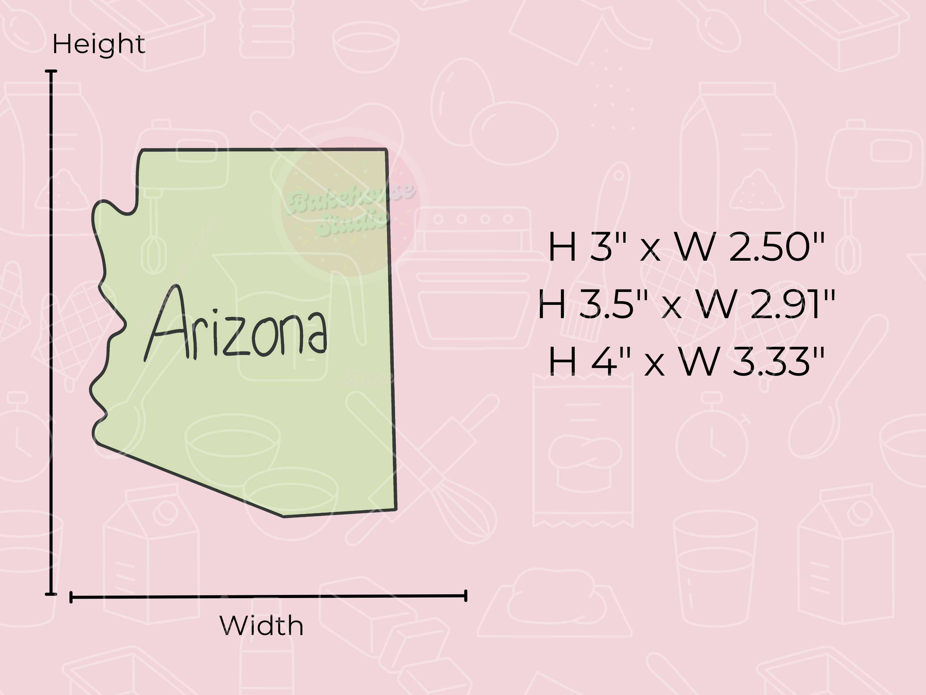 1073-2 Arizona Cookie Cutter