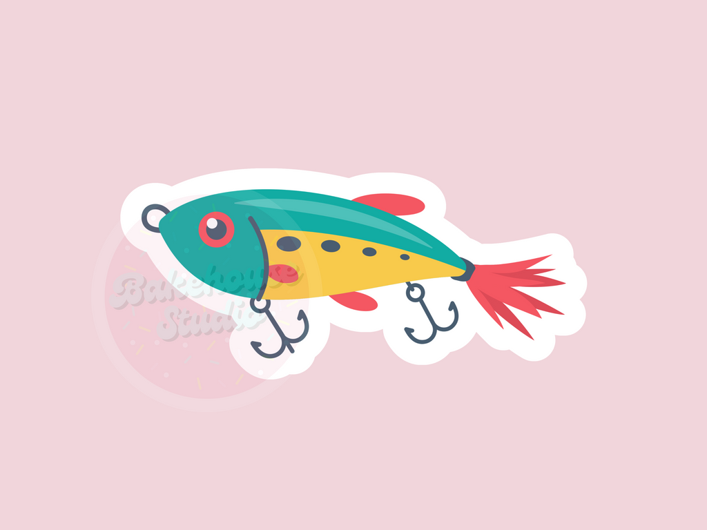 1136 Fishing Lure Cookie Cutter
