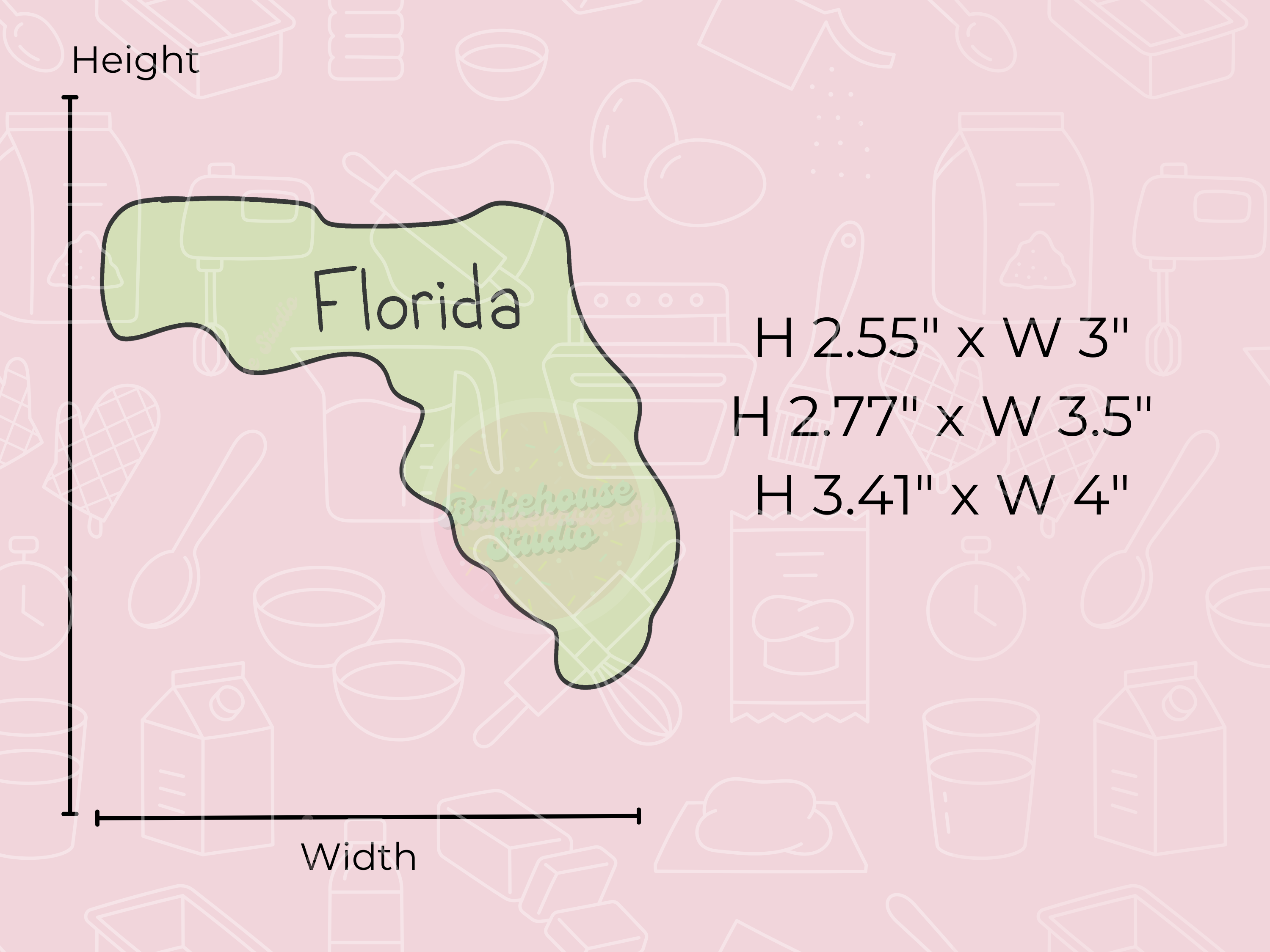 1073-1 Florida Cookie Cutter