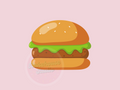1113 Burger Cookie Cutter