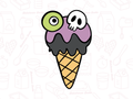 1035 Spooky Ice Cream Cookie Cutter