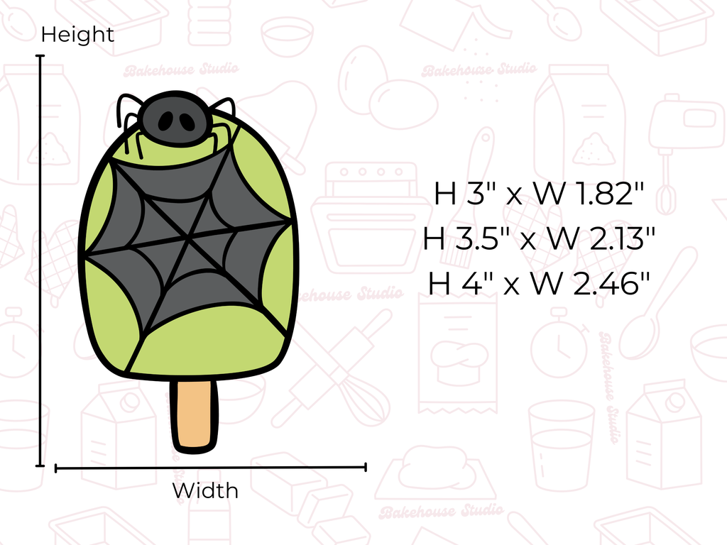 1036 Spider Popsicle Cookie Cutter