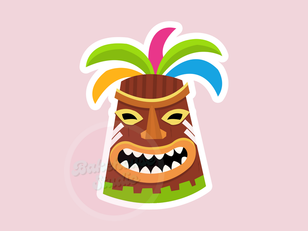 1152 Tiki Mask Cookie Cutter