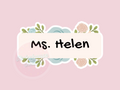 1124 Floral Name Card Cookie Cutter