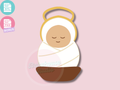 1195 Nativity Baby Jesus Cookie Cutter