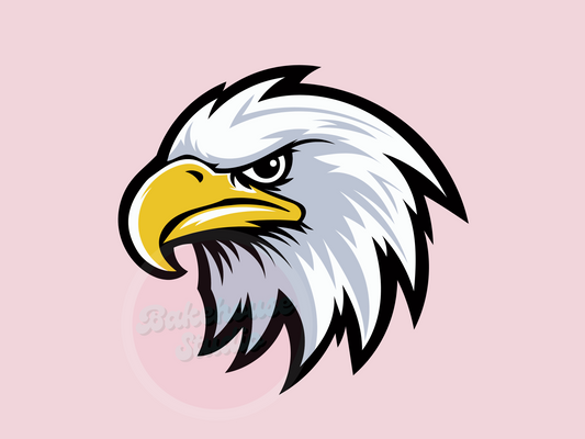 1161 Fierce Eagle Head Cookie Cutter