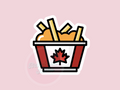 1145 Poutine Cookie Cutter