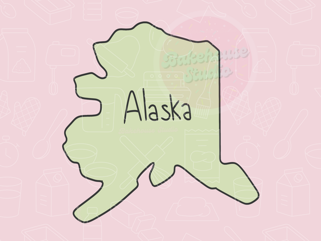 1073-3 Alaska Cookie Cutter