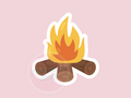 1138 Bonfire Cookie Cutter