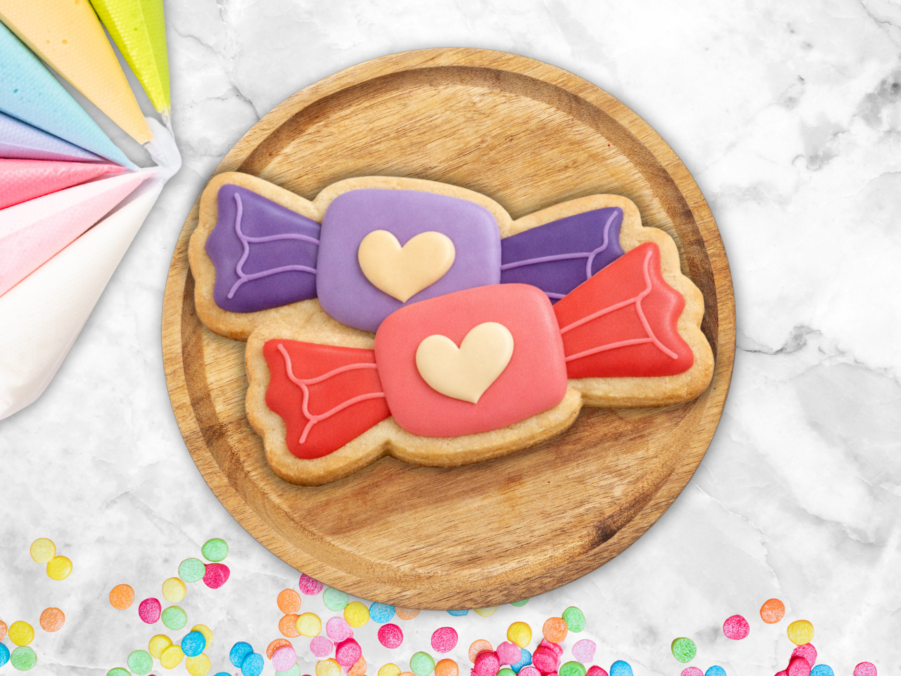 1214 BonBon Wrappers Cookie Cutter