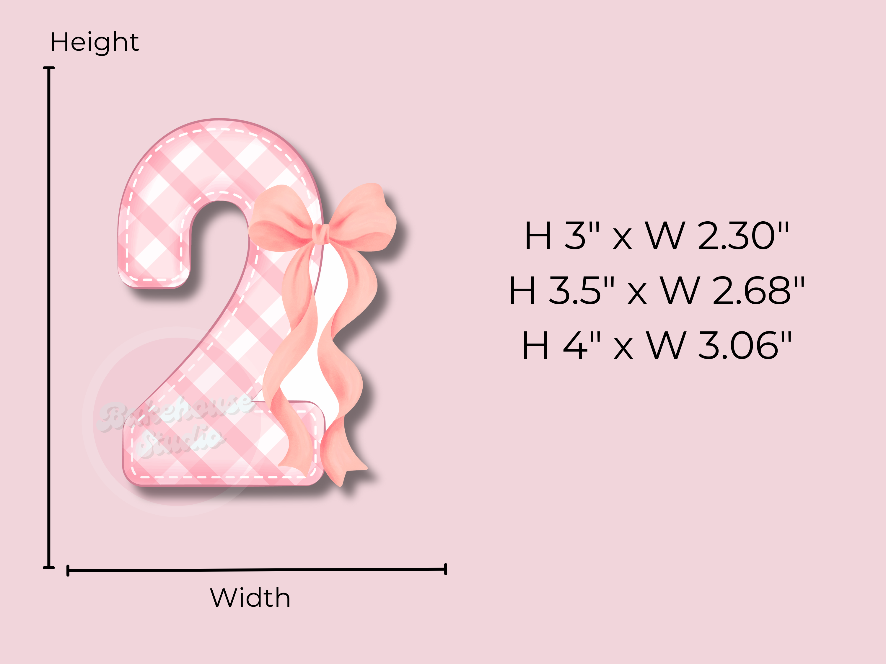 1228 coquette bow TWO Cookie Cutter