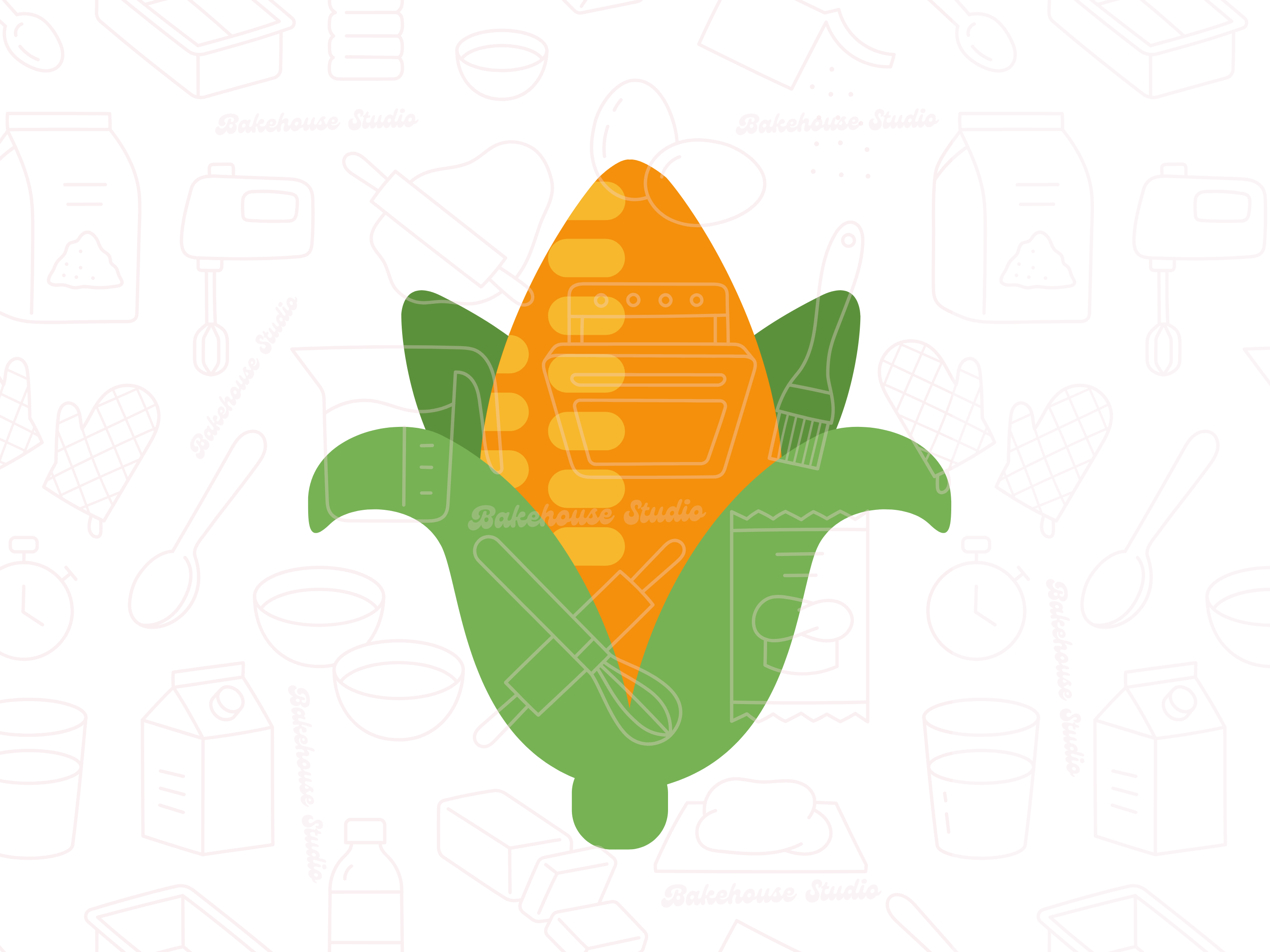 1057 Corn with Husk Cookie Cutter