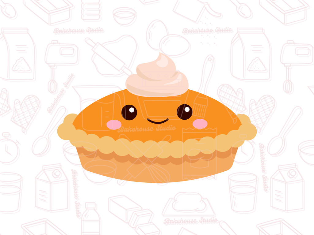 1047 Whip Topping Pie Cookie Cutter