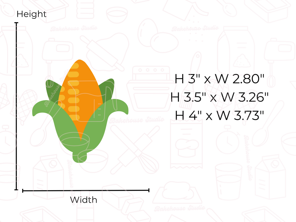 1057 Corn with Husk Cookie Cutter
