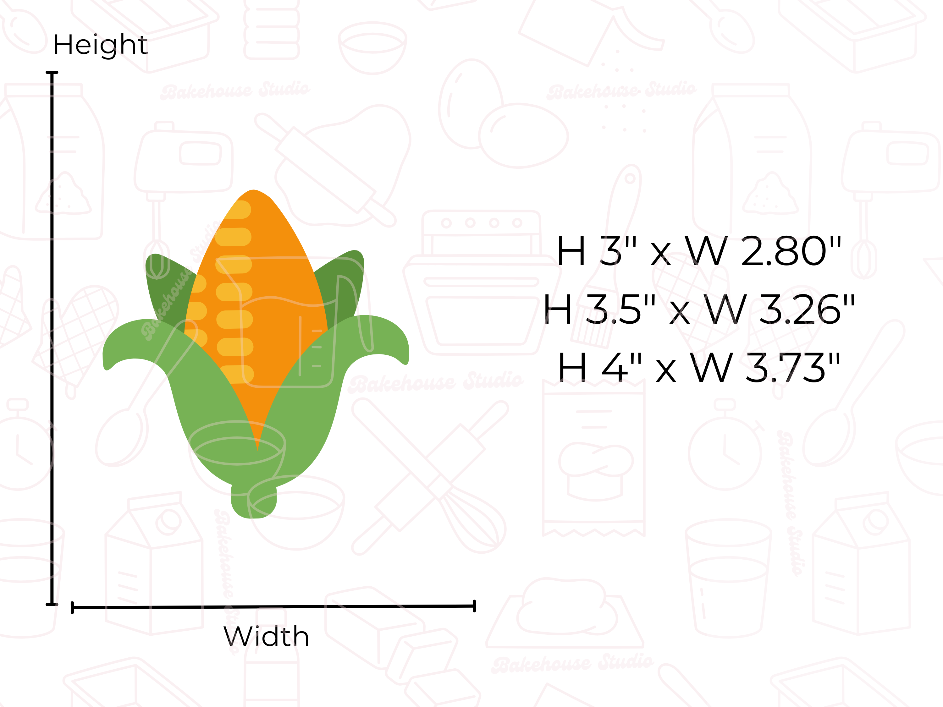 1057 Corn with Husk Cookie Cutter