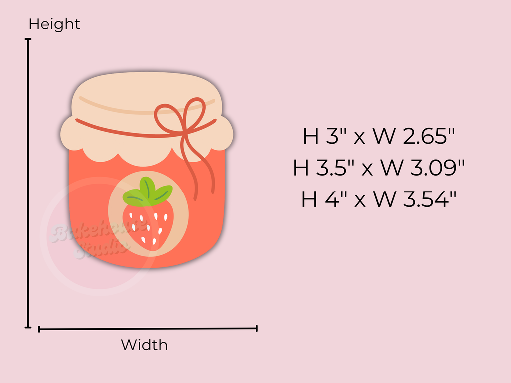 1211 Jam Jar Cookie Cutter