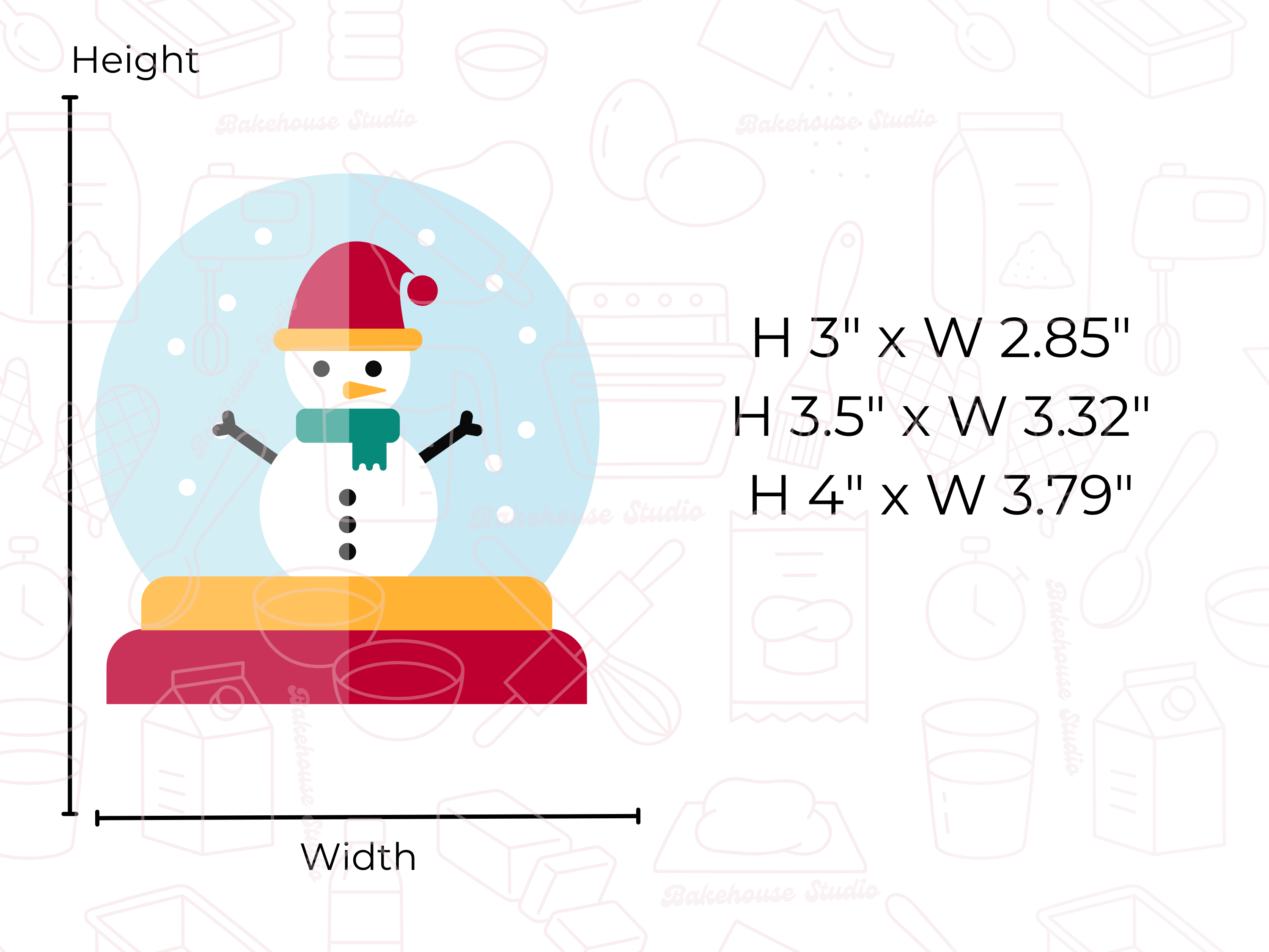 1051 Snowglobe Cookie Cutter