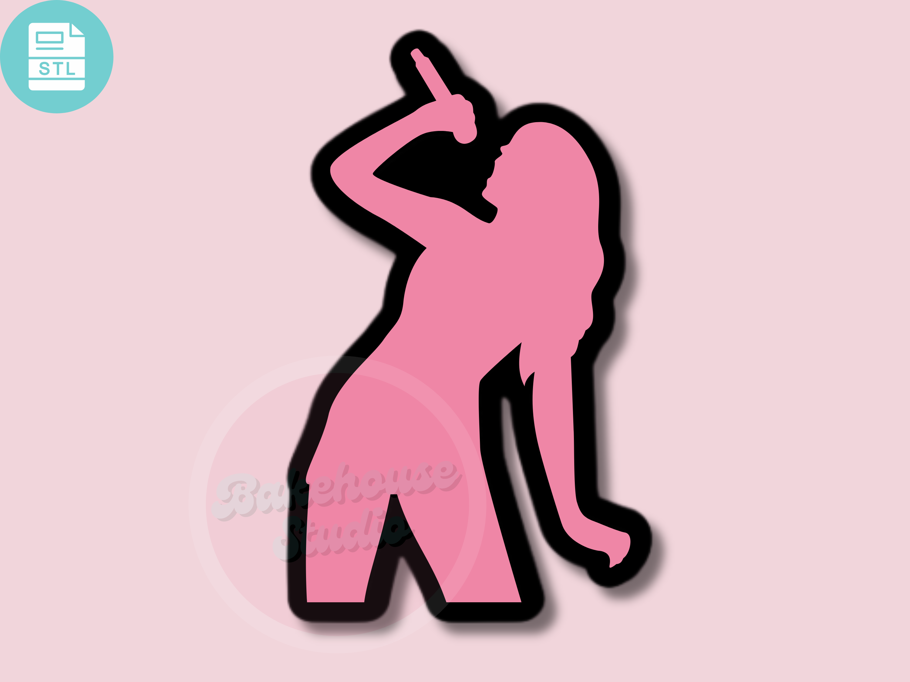 1006 Popstar Cookie Cutter