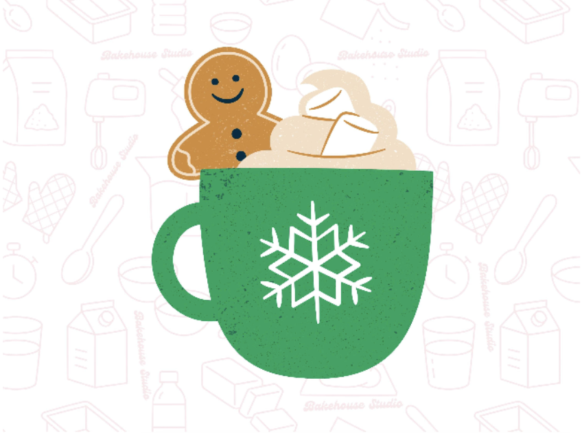 1042 Gingerbread Mug Cookie Cutter