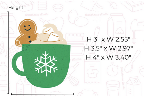1042 Gingerbread Mug Cookie Cutter