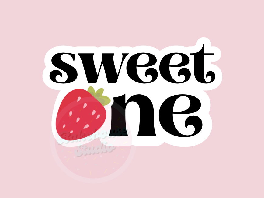 1109 Sweet One Strawberry Cookie Cutter