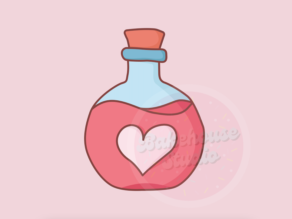 1085 Love Potion Cookie Cutter