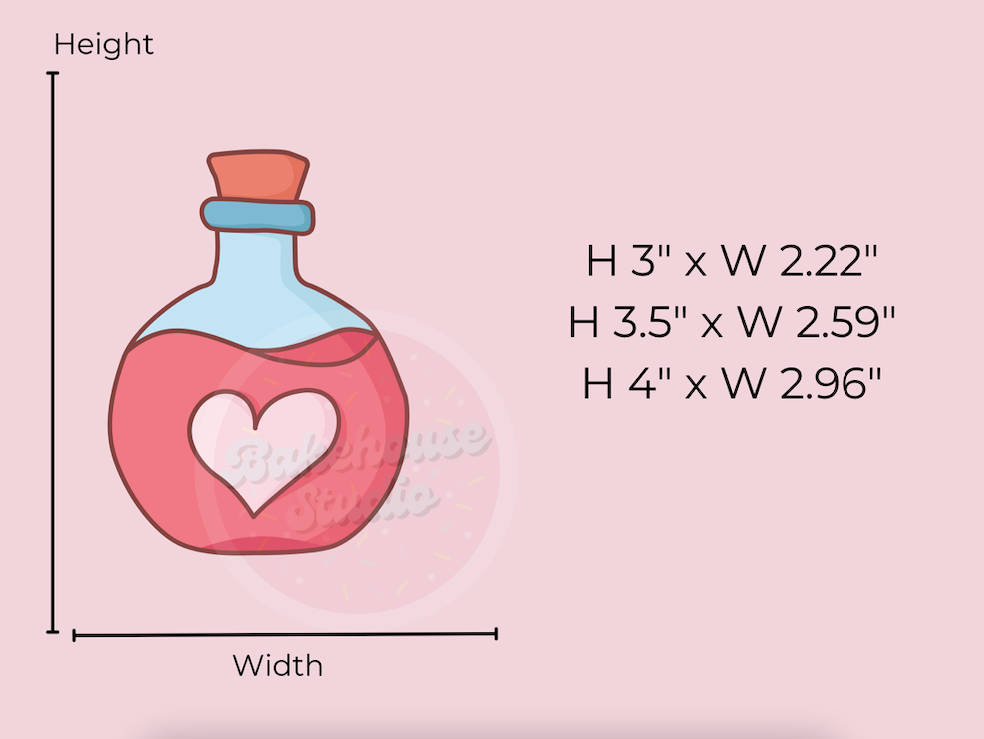 1085 Love Potion Cookie Cutter